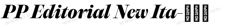 PP Editorial New Ita字体转换